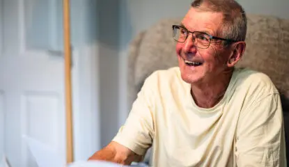 Picture of an older gentleman smiling